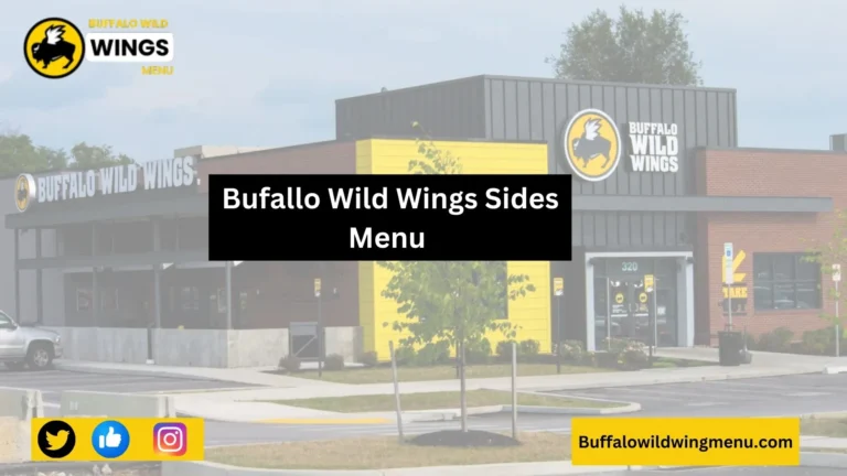 Buffalo Wild Wings Sides Menu